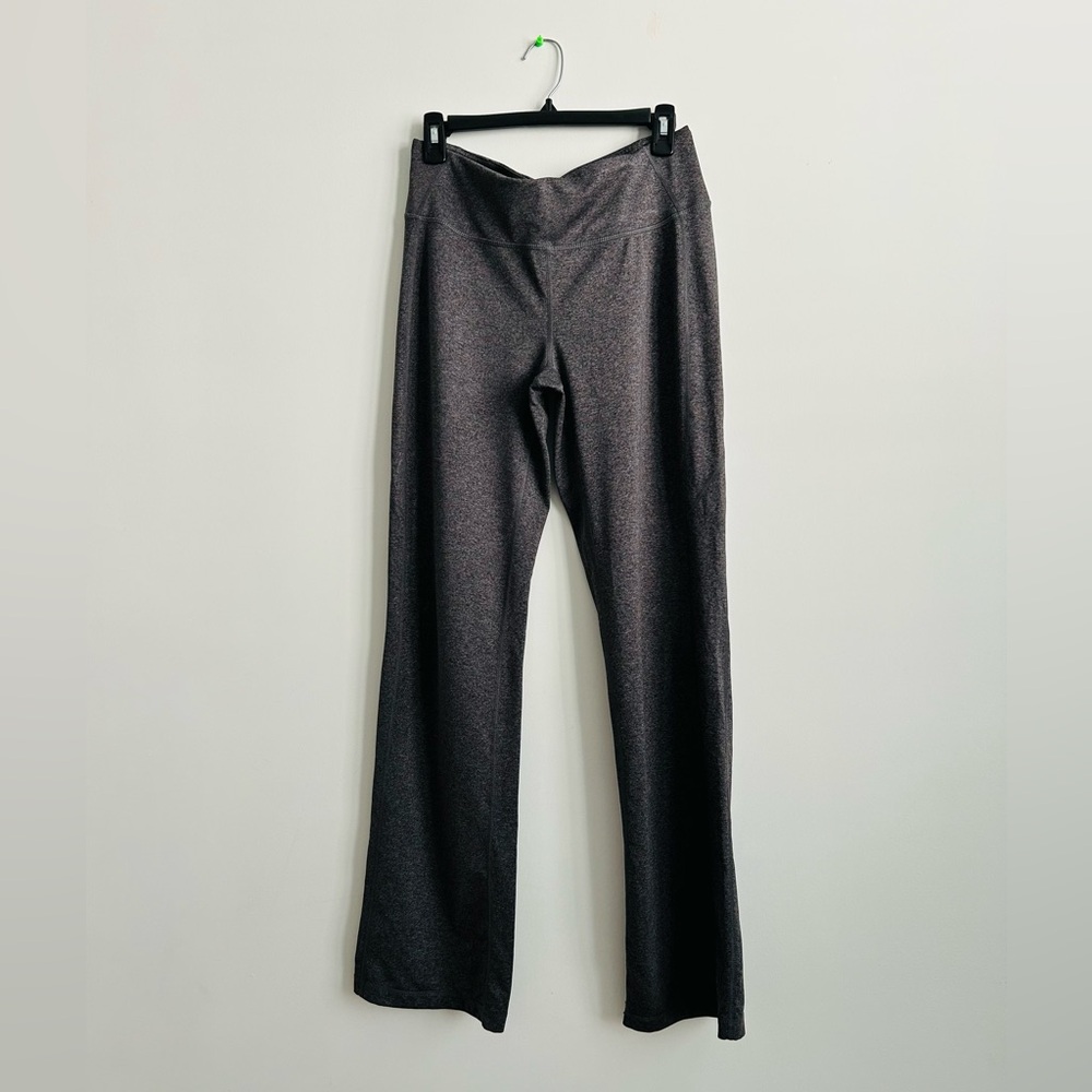 Reebok Women’s Workout Ready Bootcut Pants, charcoal gray, size M